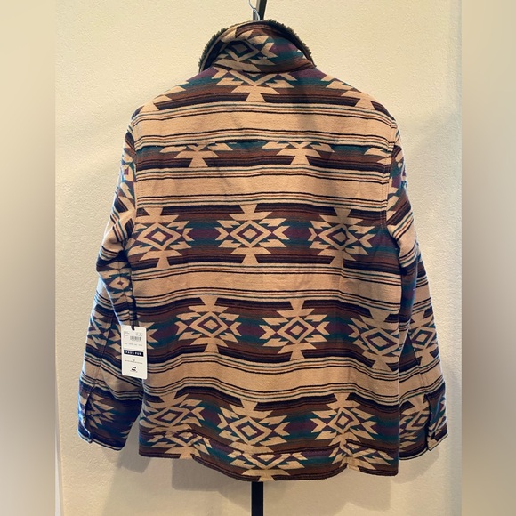 NEW Billabong Barlow Sherpa Jacket Mens Large - Picture 7 of 11